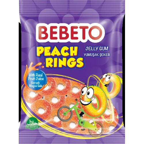 BEBETO PEACH RINGS ED 80GX12X6